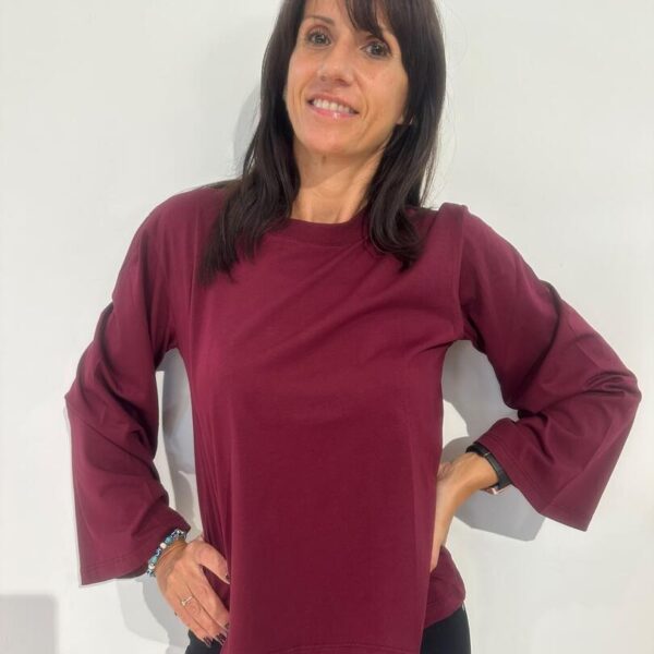 MAGLIA MANICA SVASATA SUSYMIX